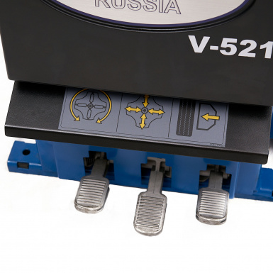 Станок шиномонтажный ROSSVIK V-521, п/автомат, до 21", 220В Цвет синий RAL5005